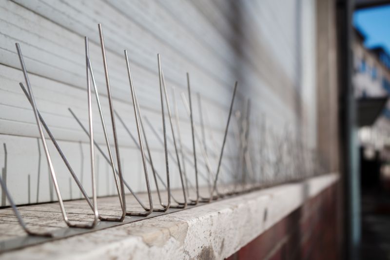 Completed Bird Spike Installation